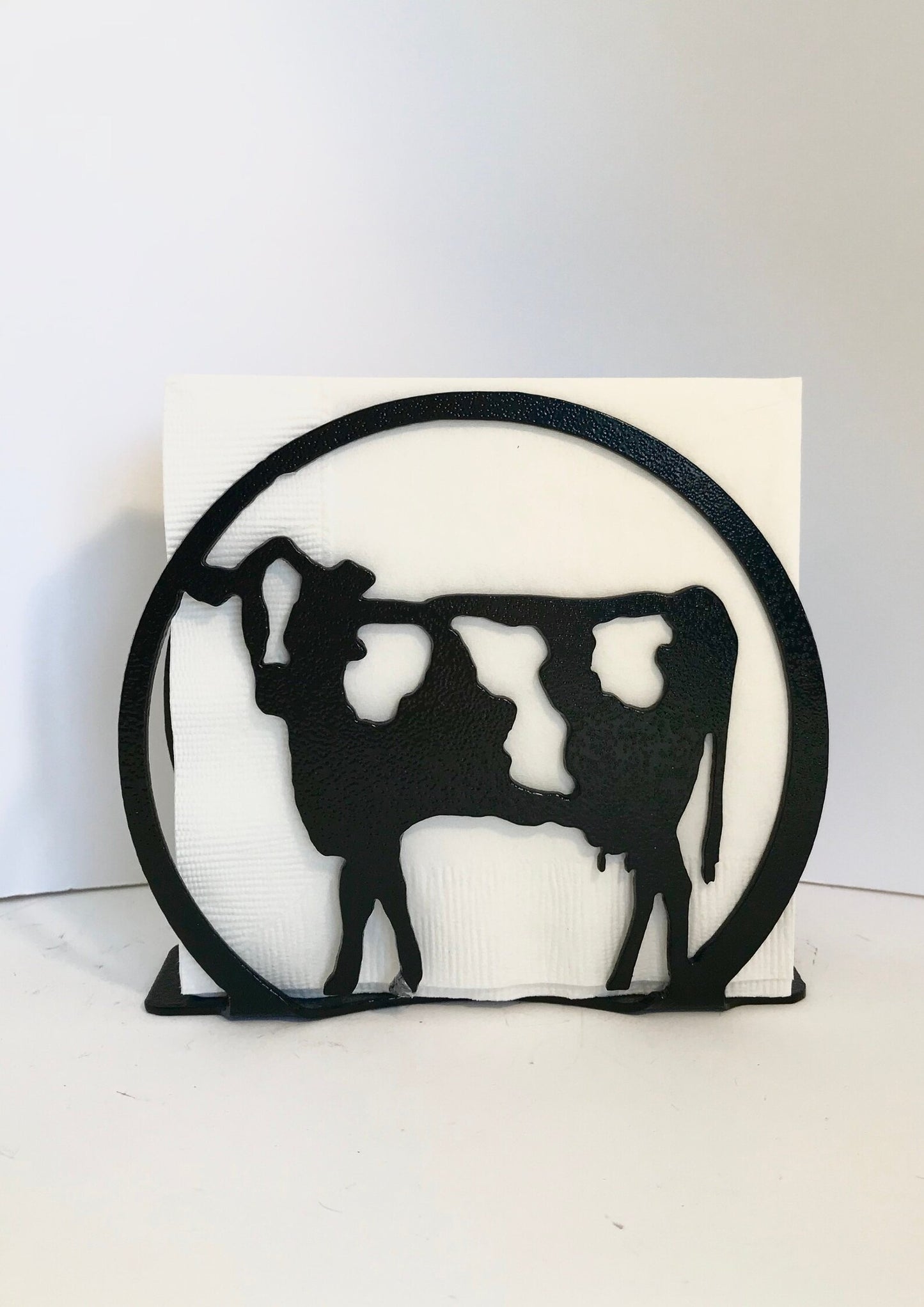 Spotted Cow Napkin Holder