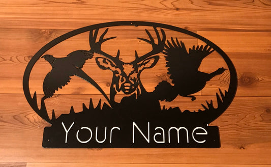 Personalized "Hunter's Dream" Metal Wall Art